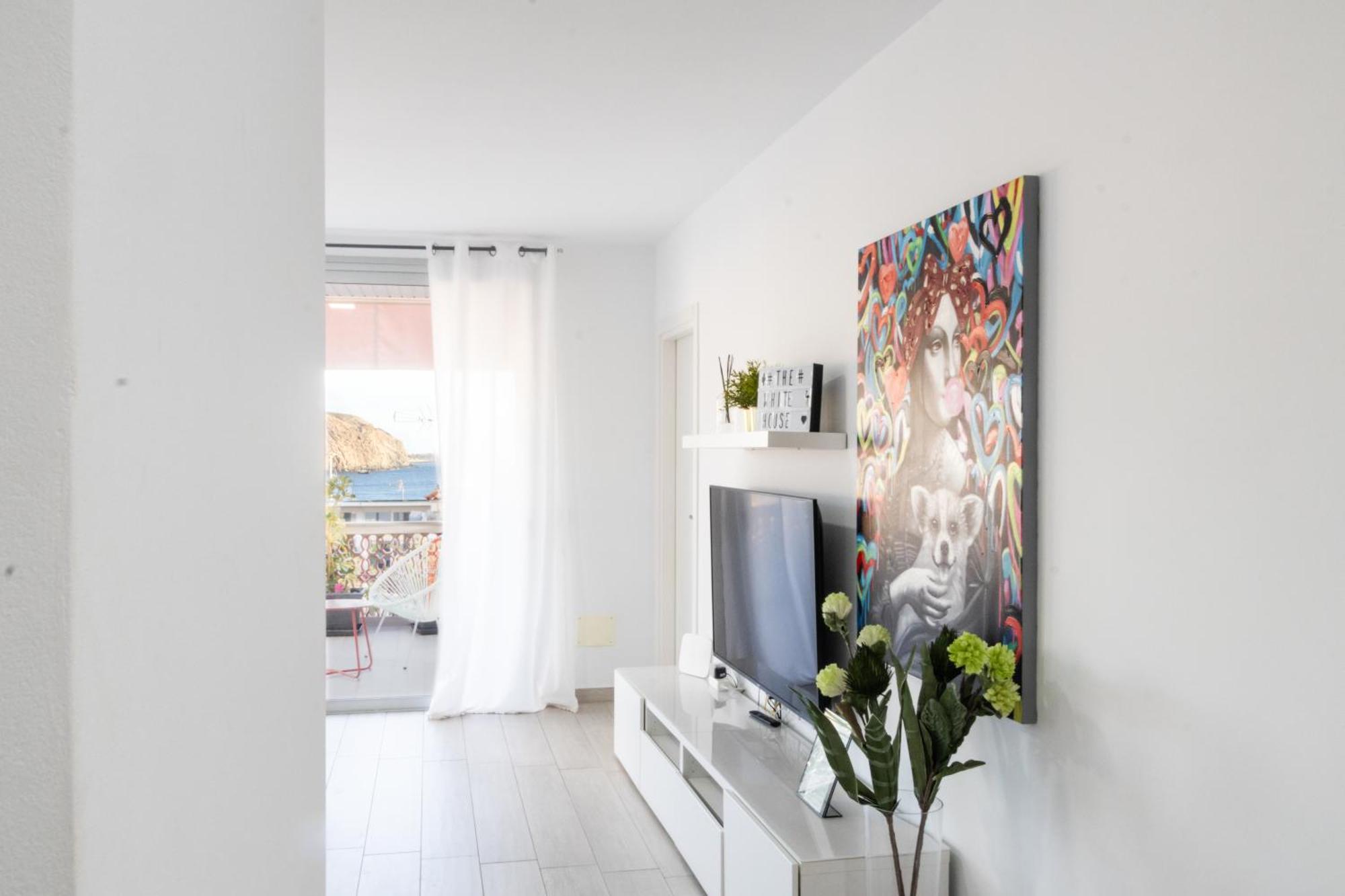 The White Heart House - Attic Sea View Apartamento Los Cristianos  Exterior foto